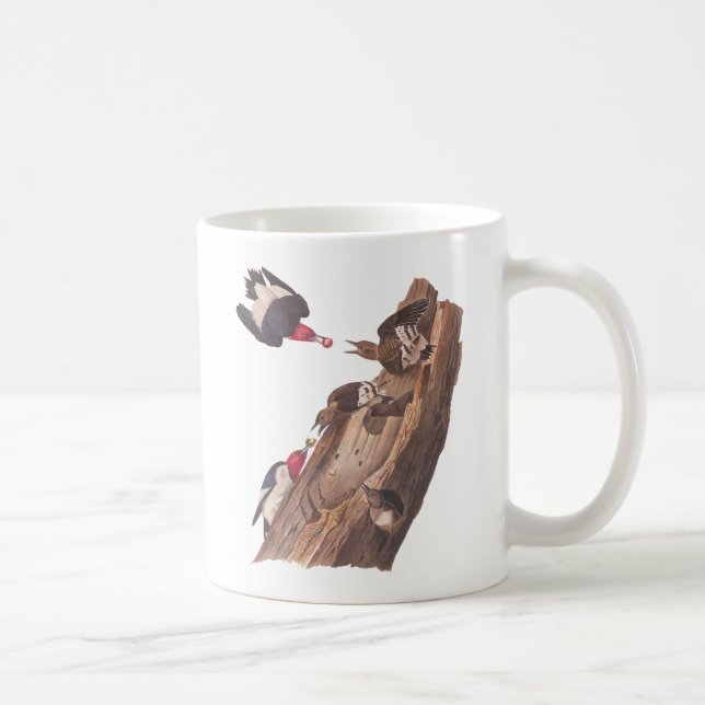 Audubons roter Heatspecht Tasse (Rechts)
