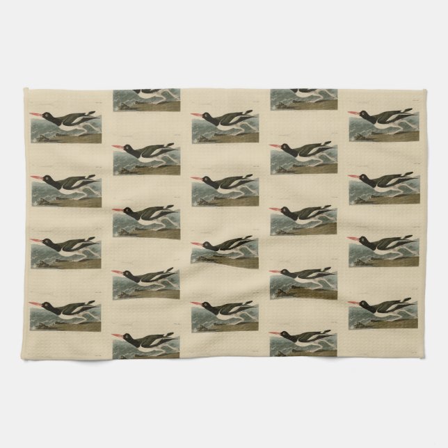 Audubons Vögel von Amerika Geschirrtuch (Horizontal)