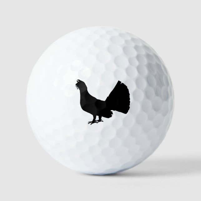Auerhuhn Golfball (Vorderseite)
