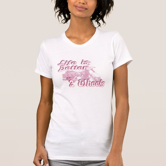 auf 2 Rädern T-Shirt (Vorderseite)
