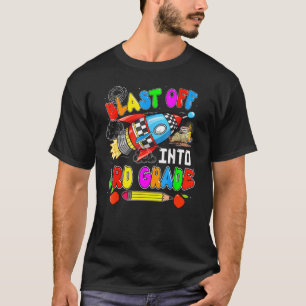 Auf 3. Stufe wieder in die Schule starten T-Shirt