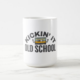 auf altmodische Weise unterwegs Kaffeetasse