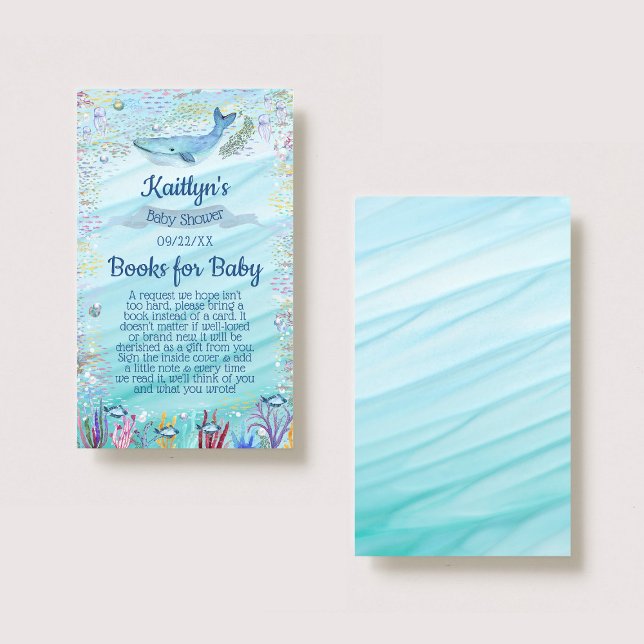 Auf Anfrage für das Sea Baby Shower Book Begleitkarte (Von Creator hochgeladen)