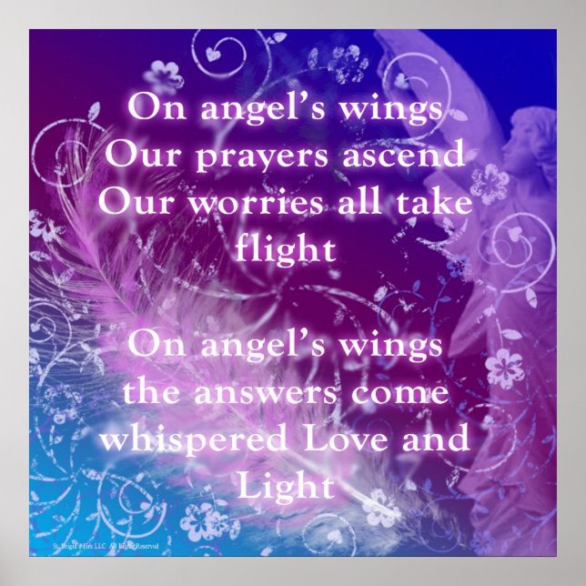 Auf Angel's Wings inspirierendes Poster (Vorne)
