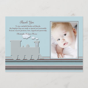 Auf Bahn-blauem Foto danke zu kardieren