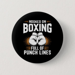 Auf Boxen voller Boxersportarten Button