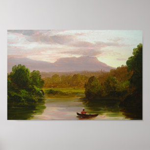 auf Catskill Creek, Sunset (Cole 1845-47) Poster