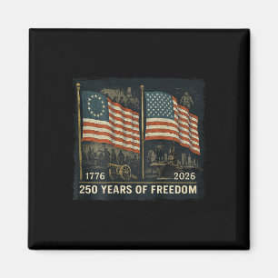 Auf Ck Betsy Ross Flagge 250 Jahre Freiheit 1776-2 Magnet