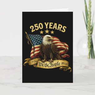 Auf Ck Eagle Flag Wir Das Volk 1776-2026 250. Geb Karte
