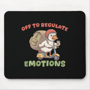 (auf Ck) Los geht's, um Emotionen lustige Gans Sco Mousepad
