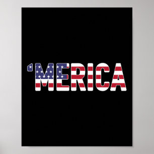 (auf Ck) Patriotische Shirts USA-Flagge Kampfjet 4 Poster