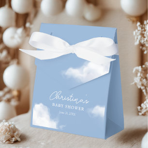 ✨ auf Cloud 9 Blue Baby Dusche Gefälligkeitsboxen  Geschenkschachtel