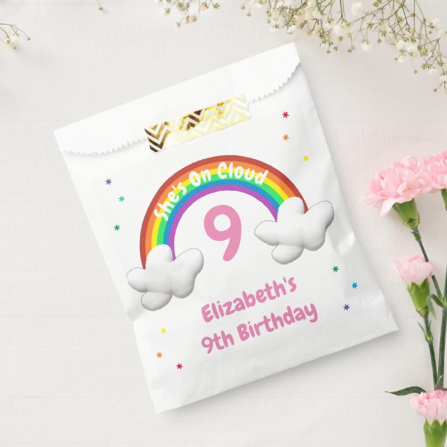 Auf Cloud 9! Rainbow Birthday Geschenktütchen (Versiegelt)