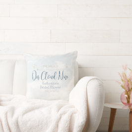 Auf Cloud Nine Chic Elegantes Brautparty Party Kissen