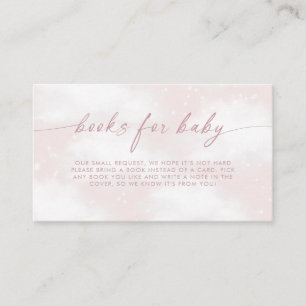 Auf Cloud Nine Dreamy Wolken rosa Bücher für Baby Begleitkarte