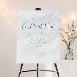 Auf Cloud Nine Elegante Brautparty Begrüßungszeich