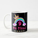 Auf Cloud Nine Happy Birthday Daughter Girl Rainbo Kaffeetasse<br><div class="desc">Auf Cloud Nine glücklichen Geburtstag Tochter Girl Rainbow Pink.</div>