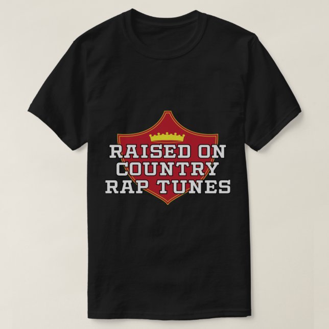 Auf Country Rap Tunes Classic T - Shirt aufgestieg (Design vorne)