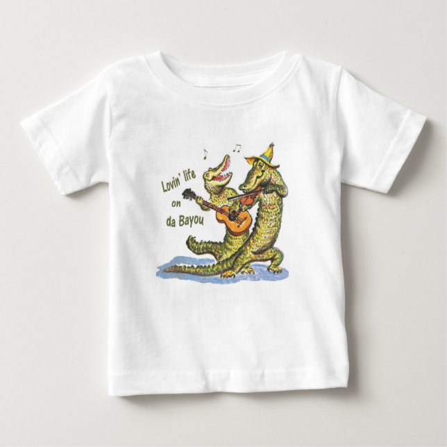 Auf da Bayou Baby T-shirt (Vorderseite)
