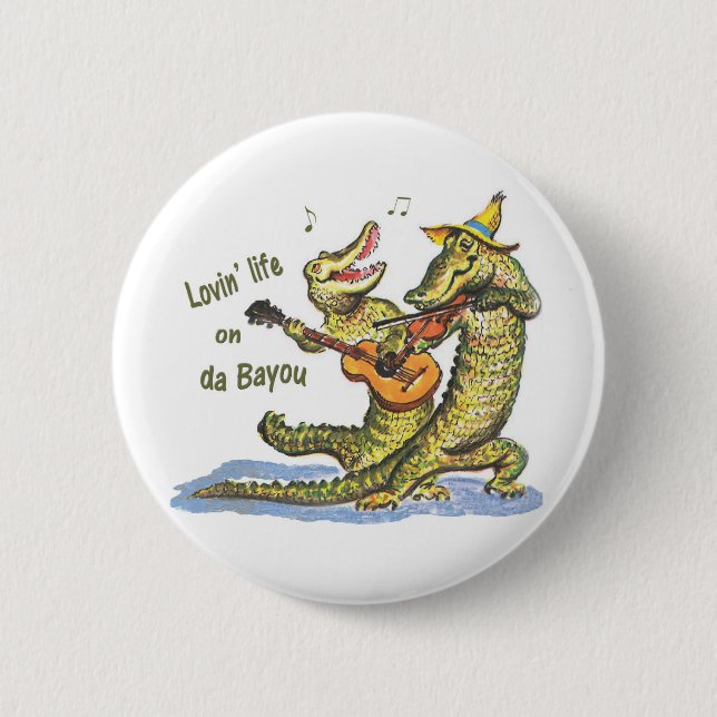 Auf da Bayou Button (Vorderseite)
