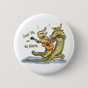Auf da Bayou Button