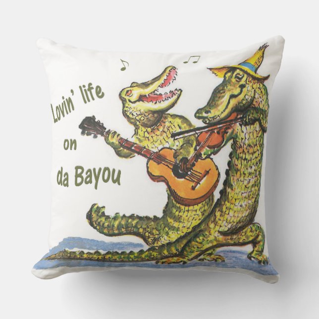 Auf da Bayou Kissen (Vorderseite)