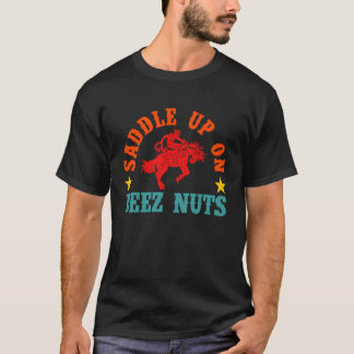 Auf Deez Nuts Vintages Apparel satteln T-Shirt