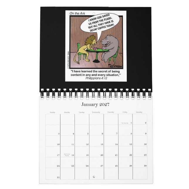 Auf dem Arche-Kalender Kalender (Jan 2027)