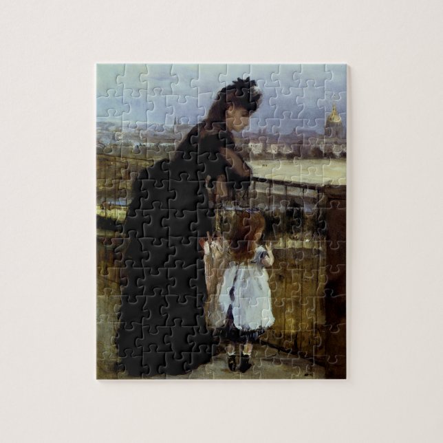 Auf dem Balkon von Berthe Morisot Puzzle (Vertikal)