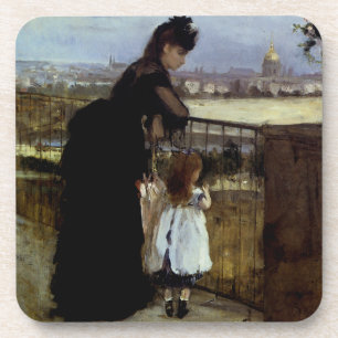 Auf dem Balkon von Berthe Morisot Untersetzer