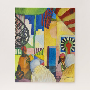 Auf dem Basar Auguste Macke Puzzle