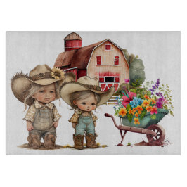 Auf dem Bauernhof Schneidebrett