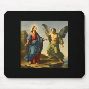 Auf dem Berg, auf dem Jesus Satan Christus in Vers Mousepad