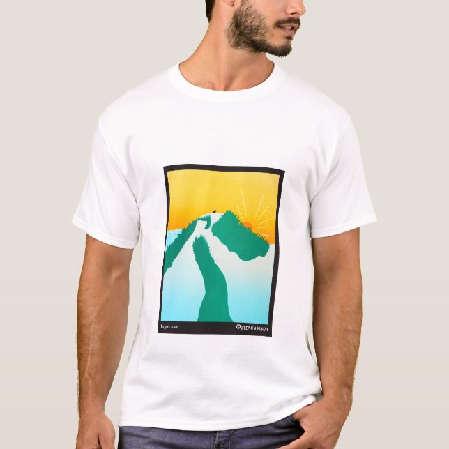 Auf dem Berg - Stephen Huneck T-Shirt (Vorderseite)