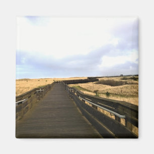 Auf dem Boardwalk, Long Beach, Washington Magnet