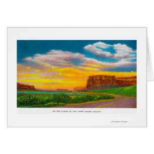 Auf dem Boden der oberen großartigen Coulee