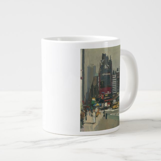 Auf dem Bürgersteig 2012 Jumbo-Tasse (Vorderseite Rechts)