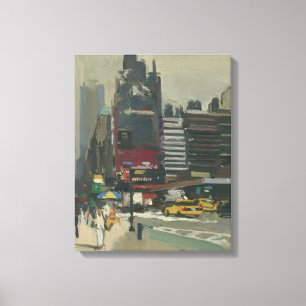 Auf dem Bürgersteig 2012 Leinwanddruck