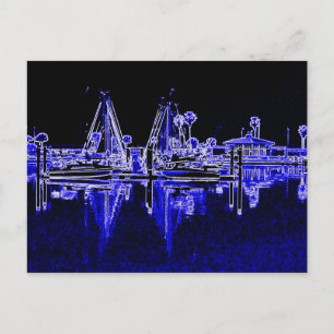 Auf dem Corpus Christi Bay Postkarte