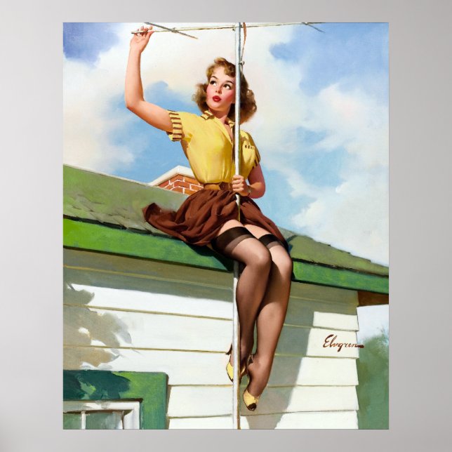 Auf dem Dach des Buttons nach oben Poster (Vorne)