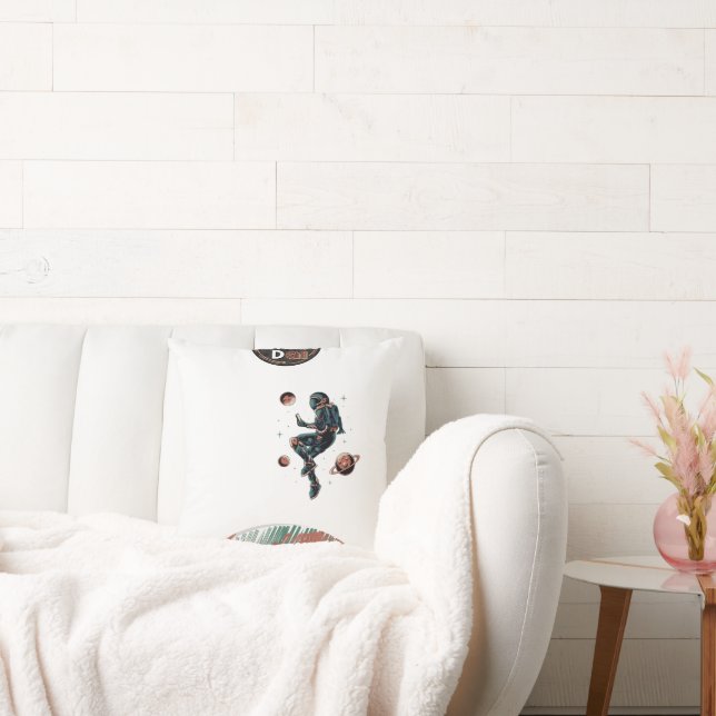 Auf dem Dai News Throw Kissen (Liege)