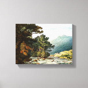 Auf dem Dart gepackte Leinwand drucken