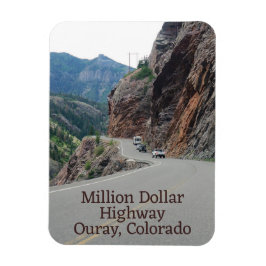 Auf dem Edge Colorado Million Dollar Highway Magnet