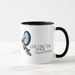 AUF DEM EDGE-LEAVE LEBEN DIE REGELN HINTEN TASSE