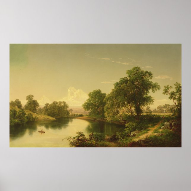 Auf dem Esopus Creek, Ulster Landkreis, NY Poster (Vorne)