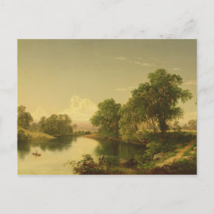 Auf dem Esopus Creek, Ulster Landkreis, NY Postkarte