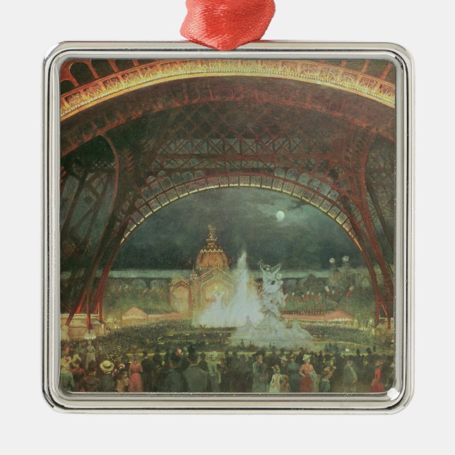 Auf dem Esplanade der Champions de Mars Ornament Aus Metall (Vorne)