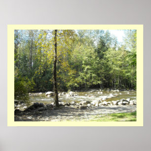 Auf dem Fluss Poster