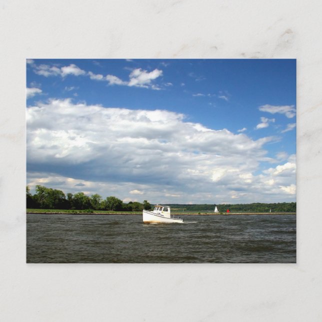 Auf dem Fluss Postkarte (Vorderseite)