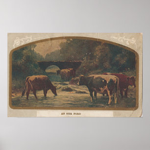 Auf dem Ford-Poststempel Brighton, IA 7. Dez. 1910 Poster